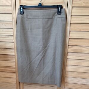 Hugo Boss Taupe Pencil Skirt - Classic Tailored Style